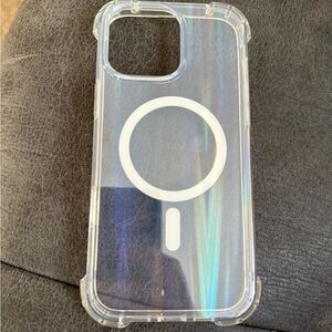 Transparent Phone Case with Iridescent Finish